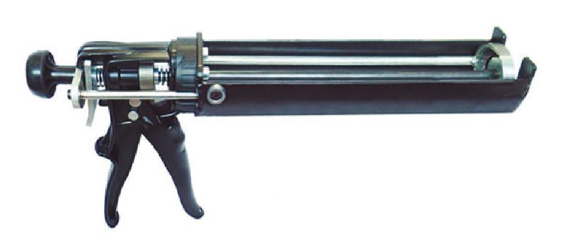 Pistola Selladora con marco giratorio de acero S&R Pistola cartuchos silicona hasta 310 ml Relación de empuje 12:1